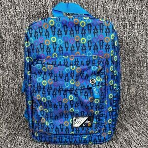 Yoobi x‎ i am OTHER Pharrell Williams Backpack Blue Cargo Bookbag Travel School